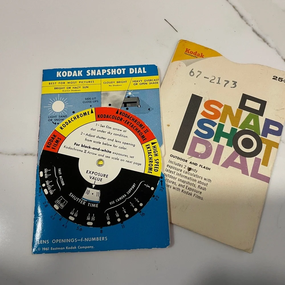 Kodak Vintage 1958 Paper Snapshot Dial